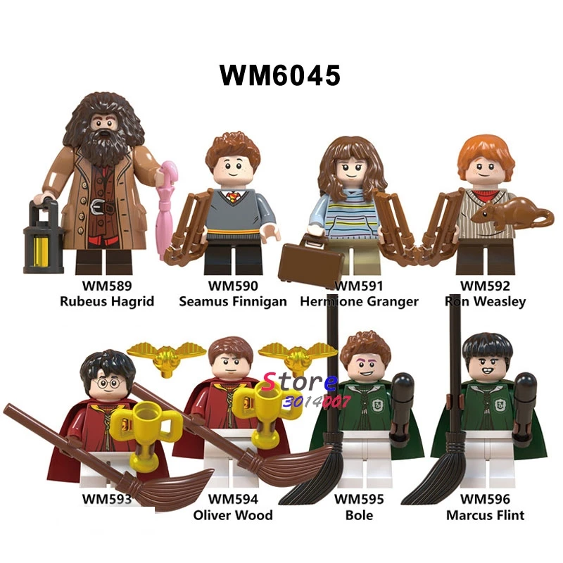 WM589-596 1 набор, Волшебная серия из фильма 4, Властелин колец, Игра престолов, фигурки, строительные блоки, игрушки для детей - Цвет: WM589-596