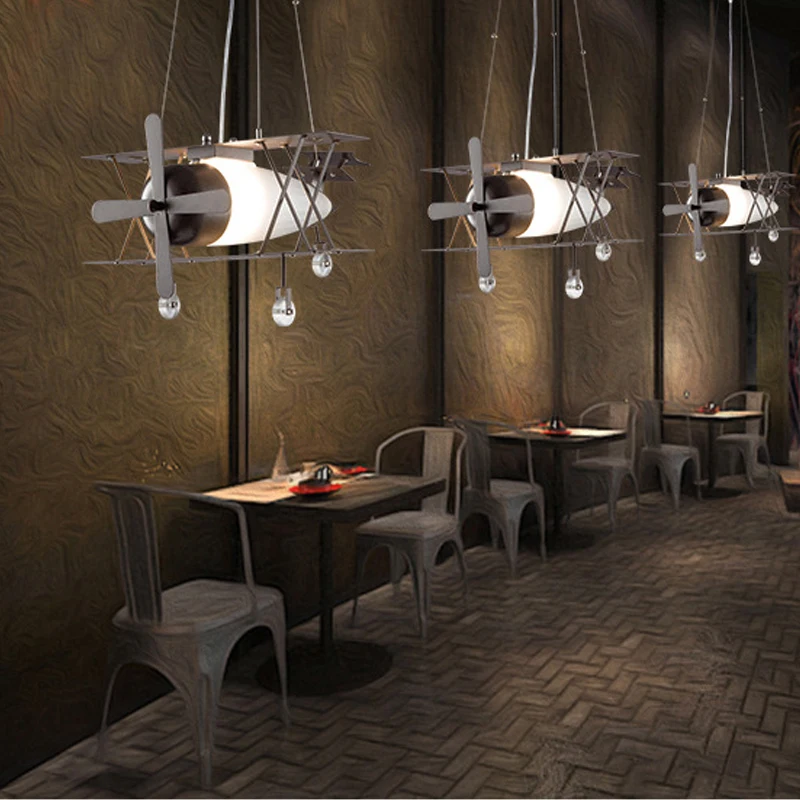 Подвесные светильники deco enfant chambre винтажная Подвесная лампа для самолета детей