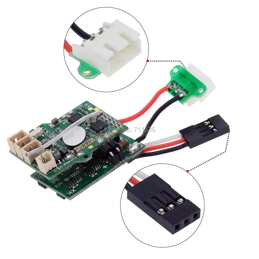 Wltoys XK K120 запасные части для радиоуправляемого вертолета Запчасти приемник