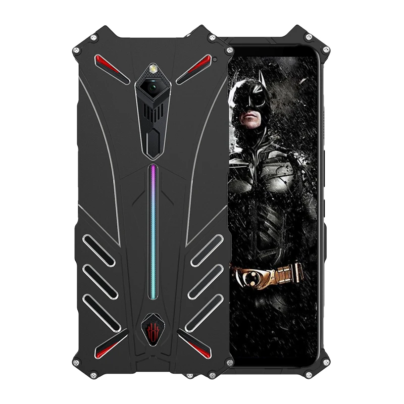 Роскошные Алюминий металлический чехол для телефона Zte Nubia Red Magic 3s Coque тонкий