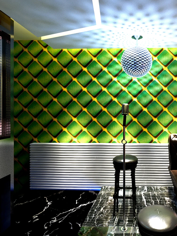 Современная Геометрическая сетчатая 3D настенная бумага виниловые ПВХ