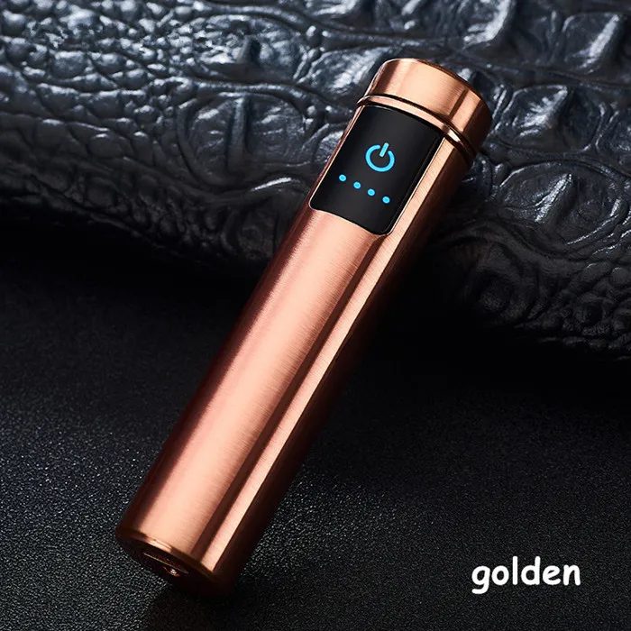 8 Дуговая Зажигалка Ветрозащитная электронная USB зарядка сигарета для курения электрическая Подарочная Зажигалка для свадьбы Подарок на годовщину - Цвет: 8