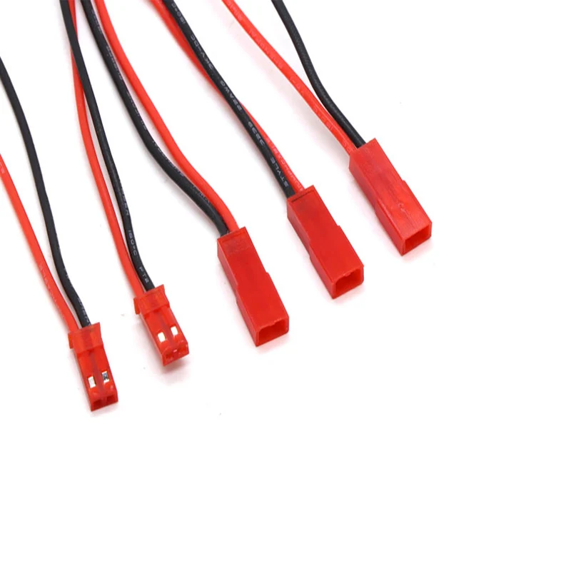 10 пар 100 мм JST разъем кабель мужской + женский с 22 AWG для RC батареи авто E