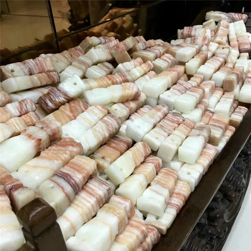 Натуральный кварцевый камень мясо камни свинина живот бекон коллекция