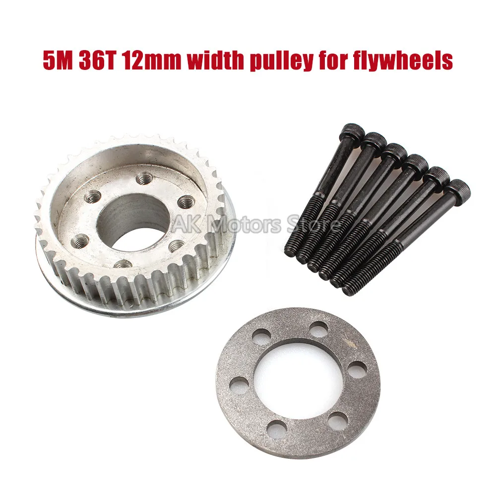36T 12MM DIY Электрический скейтборд для взрослых Лонгборд 5 м 36 т/40 т/44 т шкив для ABEC flywheels комплект передач - Color: 36T 12MM