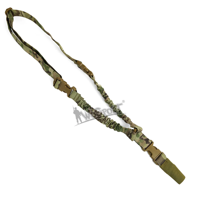 WOSPORT Paintball 1 One Point Single Airsoft Military Tactical Gun Weapon accessory 1000D Nylon Bungee Sling System rope | Спорт и