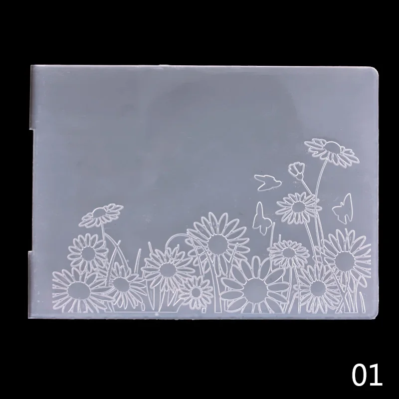 Новая пластиковая папка с тиснением для скрапбукинга DIY фотоальбом открытка