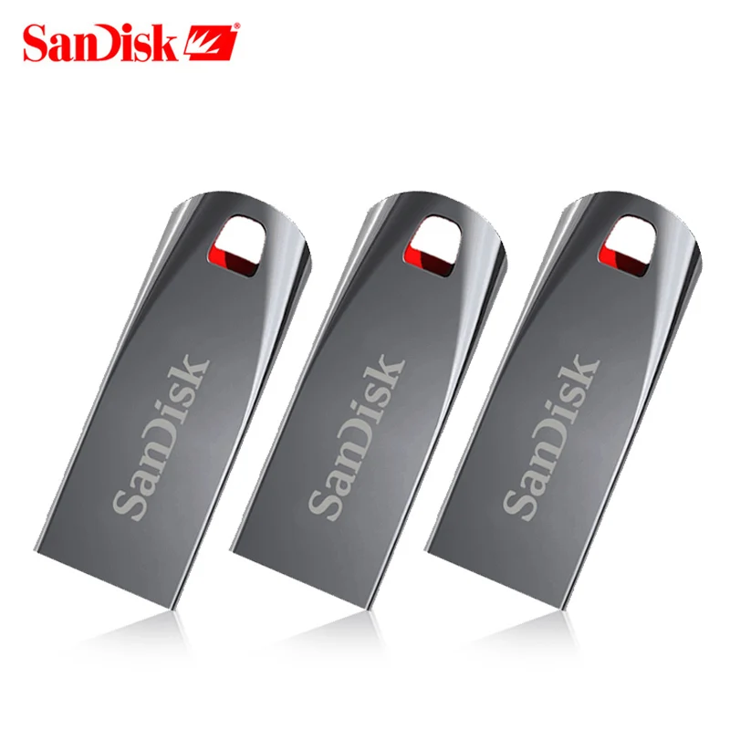 SanDisk оригинальный CRUZER FORCE USB 2 0 32 ГБ флеш накопитель SD 16 накопители 8 64 U диск