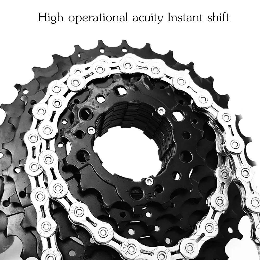 Велосипедная цепь VXM 9 скоростей полуполые велосипедные цепи 9S 116 звеньев