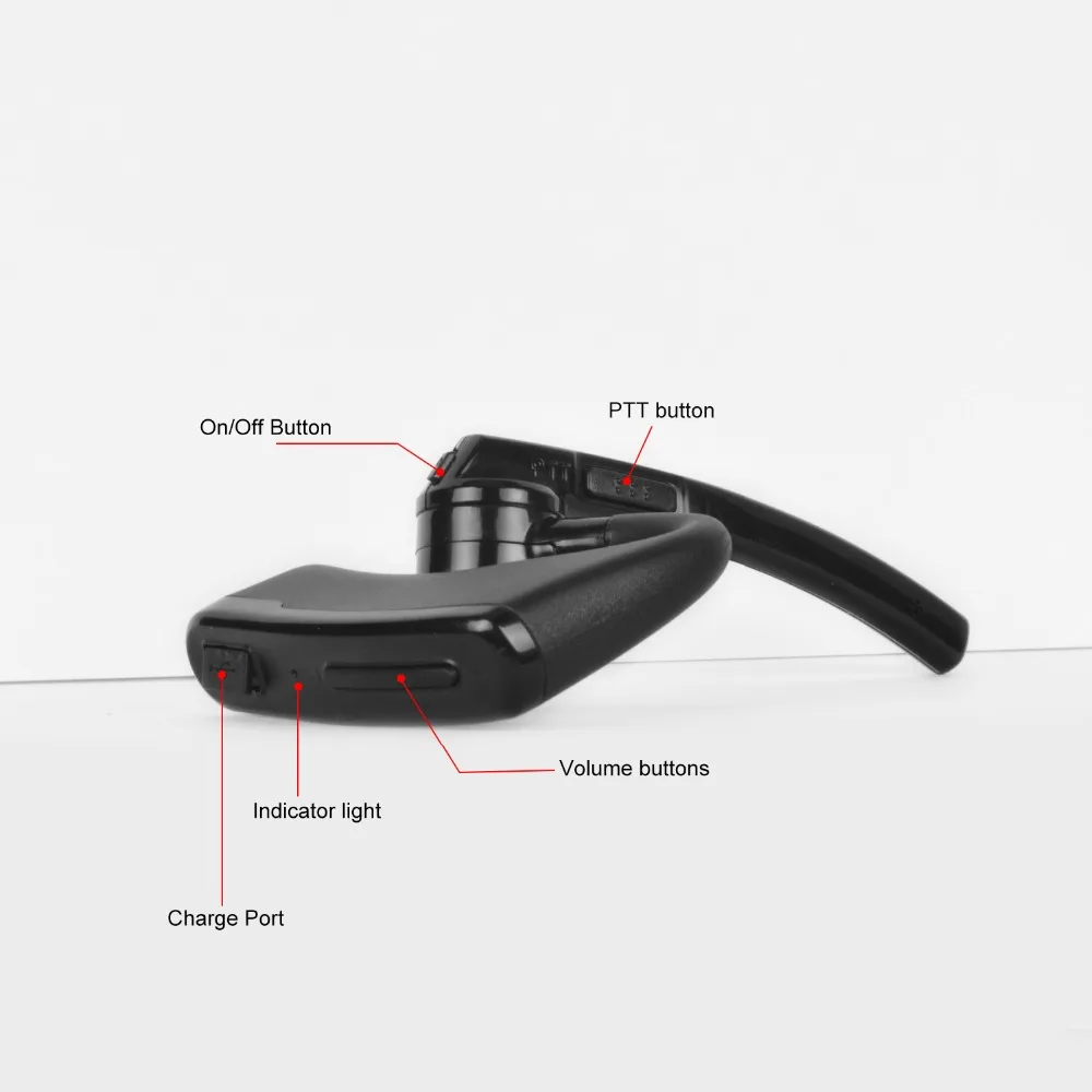 2 шт. SocoTran Bluetooth Walkie Talkie VOX переносной UHF 400-480 МГц двухстороннее радио Woki Toki с