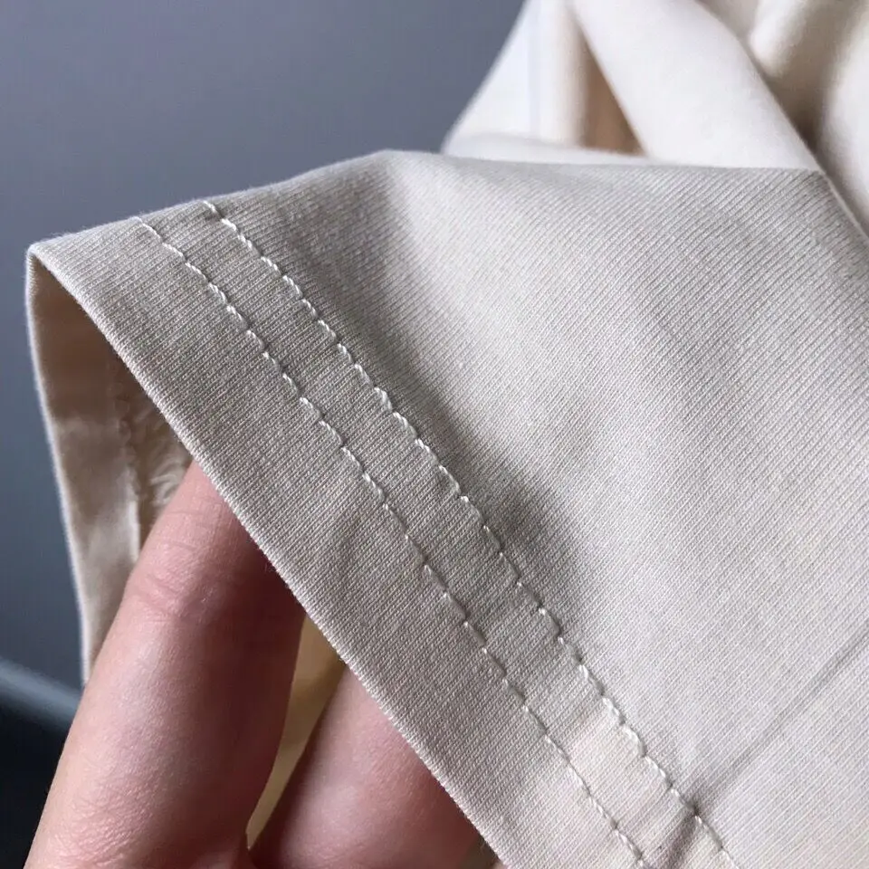 FATIKA/свободные футболки с круглым вырезом уличный короткими рукавами топы