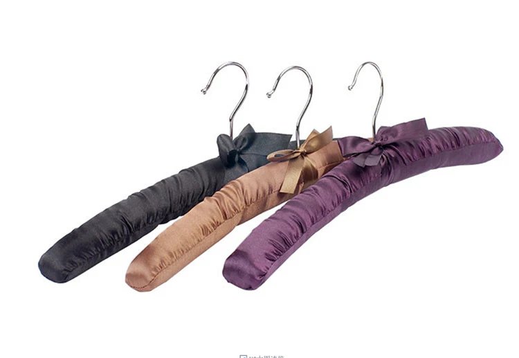 [Бесплатная доставка] вешалка с подкладкой из высококачественного атласа 21 цвет