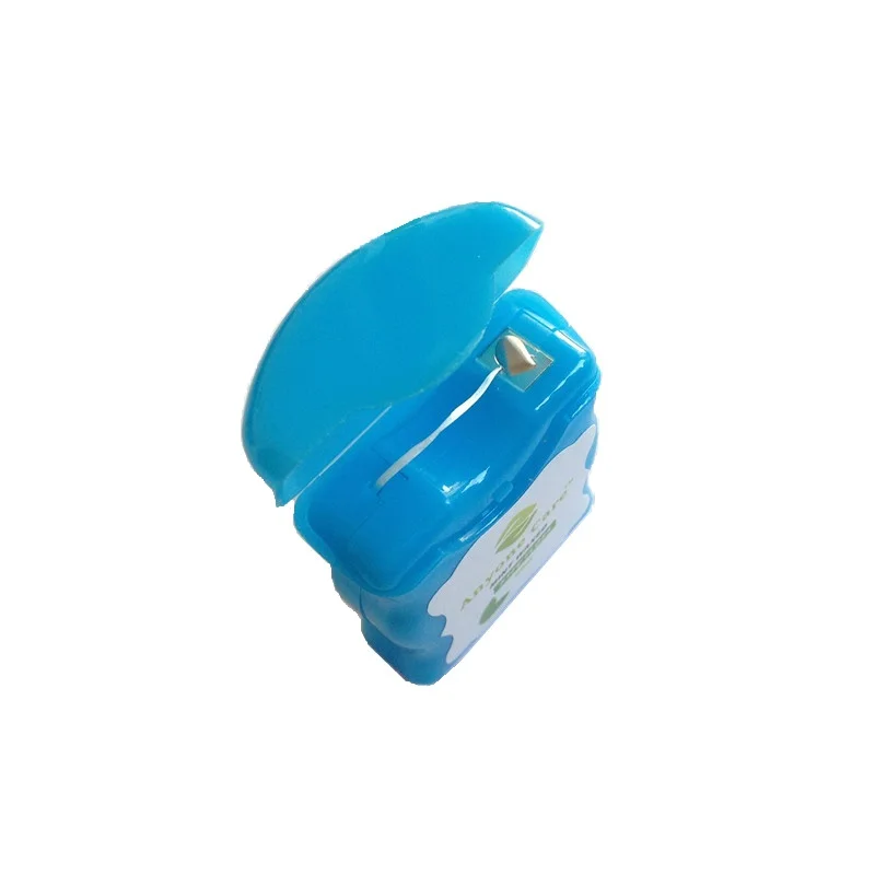 Высококачественная плоская нить PTFE Minit Flavor Вощеная сменная катушка 30 м рулон для чистки между зубами уход за полостью рта, зубами Flosser