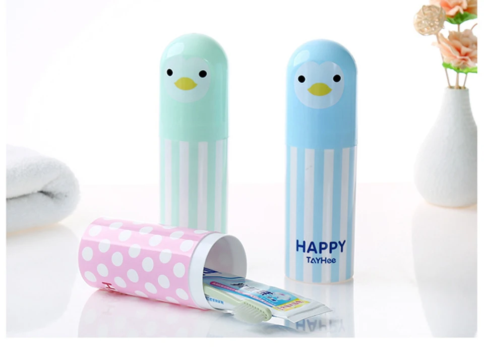 Зубная щётка контейнер для зубной пасты путешествия мыть чашки портативный