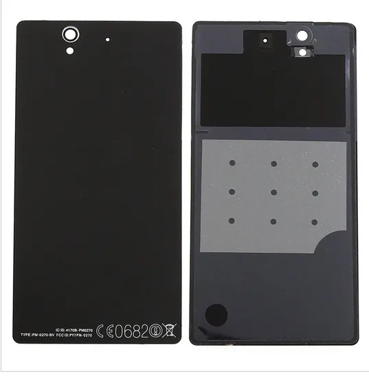 Белый и черный и фиолетовый варианты для sony Xperia Z L36 L36h LT36 C6603 задняя крышка корпус батареи стекло