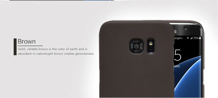 Матовый Жесткий Тонкий матовый чехол Nillkin для samsung galaxy s7 edge, чехол для телефона s
