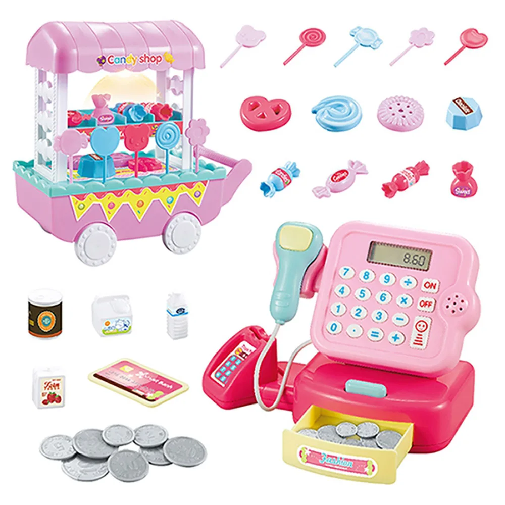 2019 детские игрушки для ролевых игр пластиковая музыкальная лампа конфетная