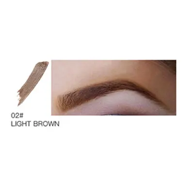 Light Brown Microblading тату-ручка для бровей с кисточкой для бровей водостойкая гелевая краска для татуажа бровей Макияж хна крем-краска для бровей Макияж - Цвет: Light Brown