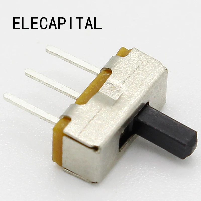 

Interruptor on-off mini 1 Way 2 Band Slide Switch PCB Mount SS12d00G4 # DSC0039