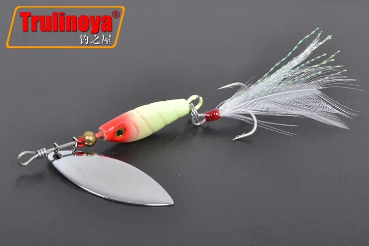 Trulinoya Высокое качество Pesca 3 шт. Спиннер приманки для рыбалки жесткая приманка