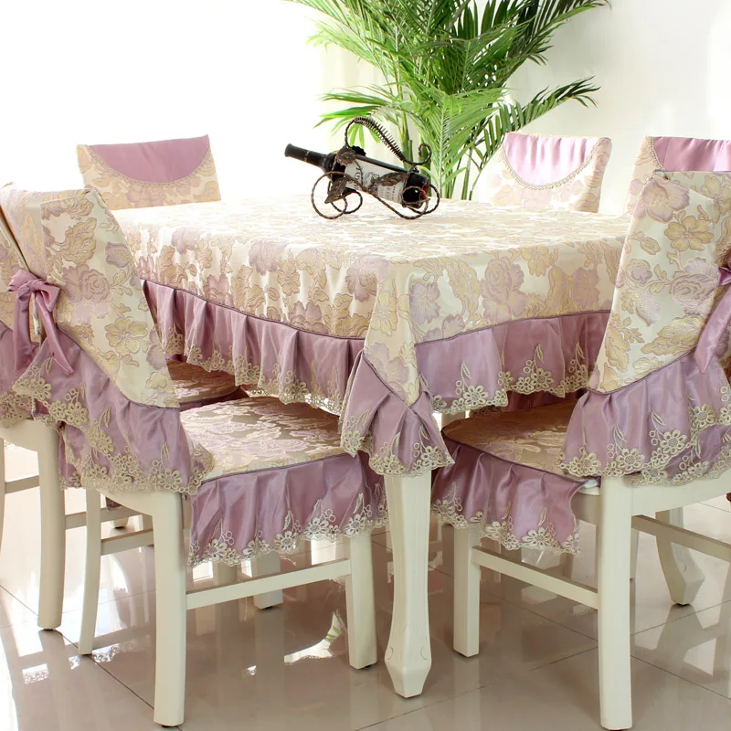 Мода высшего сорта столовая скатерть для стола стула чехлы на стулья подушки