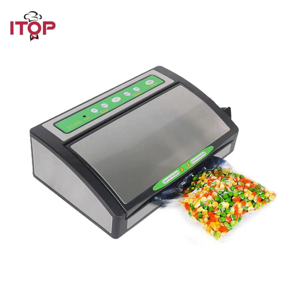 ITOP бытовой пищевой вакуумный упаковщик вакуумная упаковочная машина