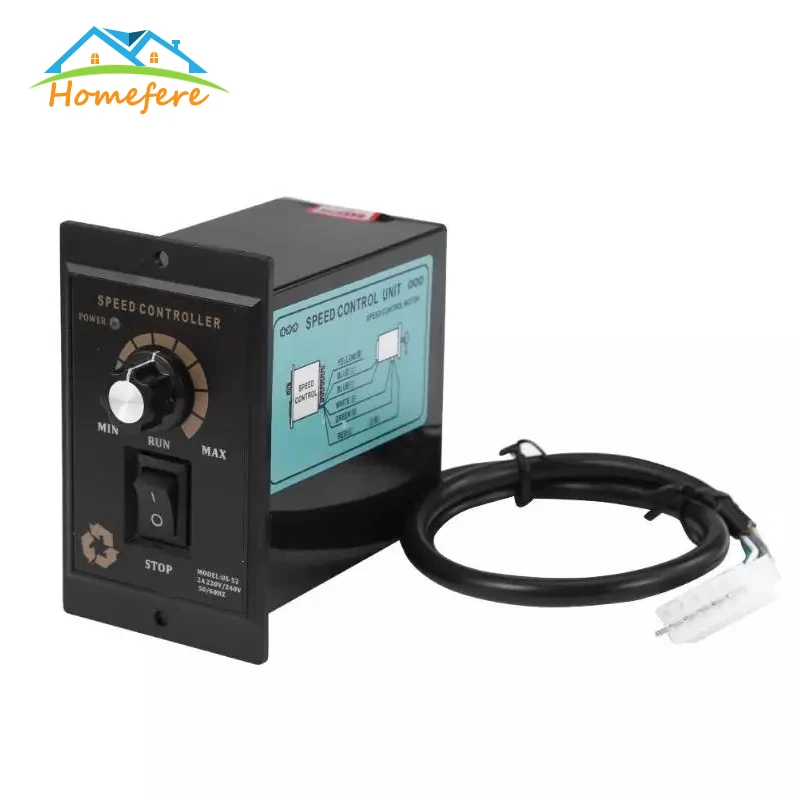 400 Вт AC 220 В регулятор скорости двигателя контроллер вперед и назад 50/60 Герц