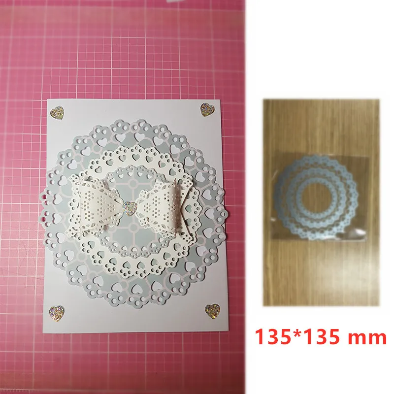 3 шт. Крошечные круглые рамки для резки металла новые для DIY скрапбукинга изготовление бумажных открыток товары для декоративного рукоделия штампы