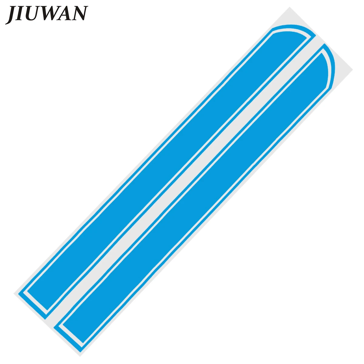JIUWAN 130*25 см 1 пара автомобиля Стайлинг двигателя наклейка капота набор авто