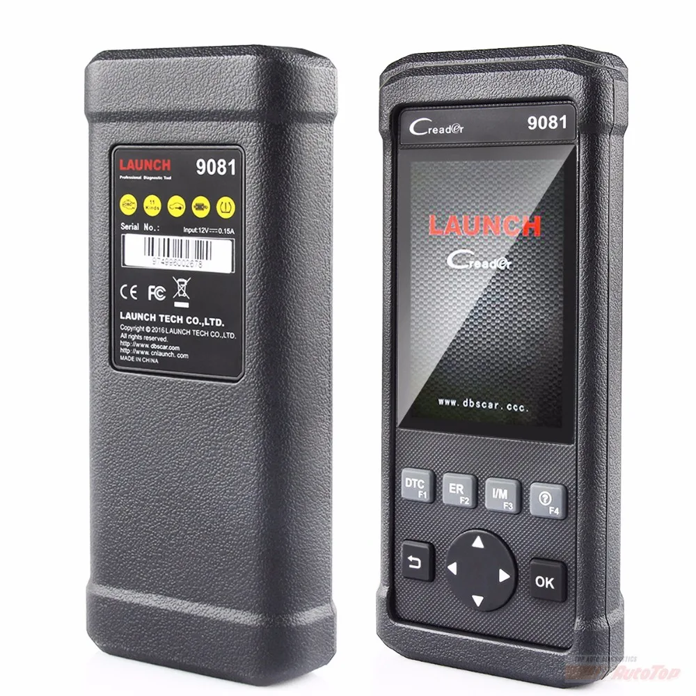 Launch Creader 9081 полный OBD2 сканер OBDII ODB2 Автоматическая Диагностика сканер CR9081 с ABS SRS TPMS масло EPB DPF сканер Automotivo