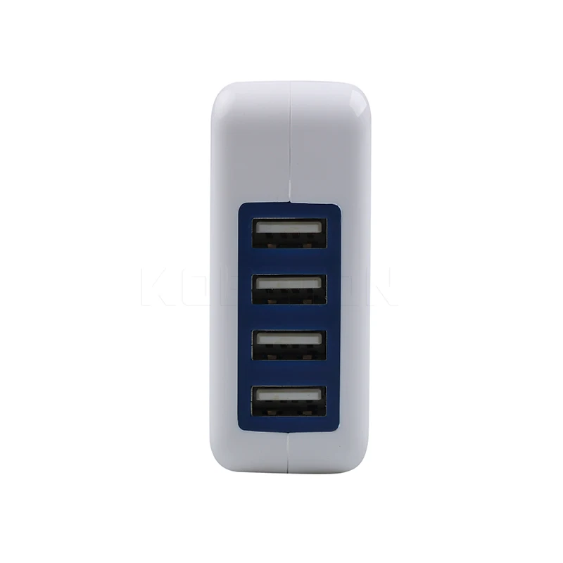 USB адаптер kebidu с 4 портами европейская вилка дорожный настенный питания для