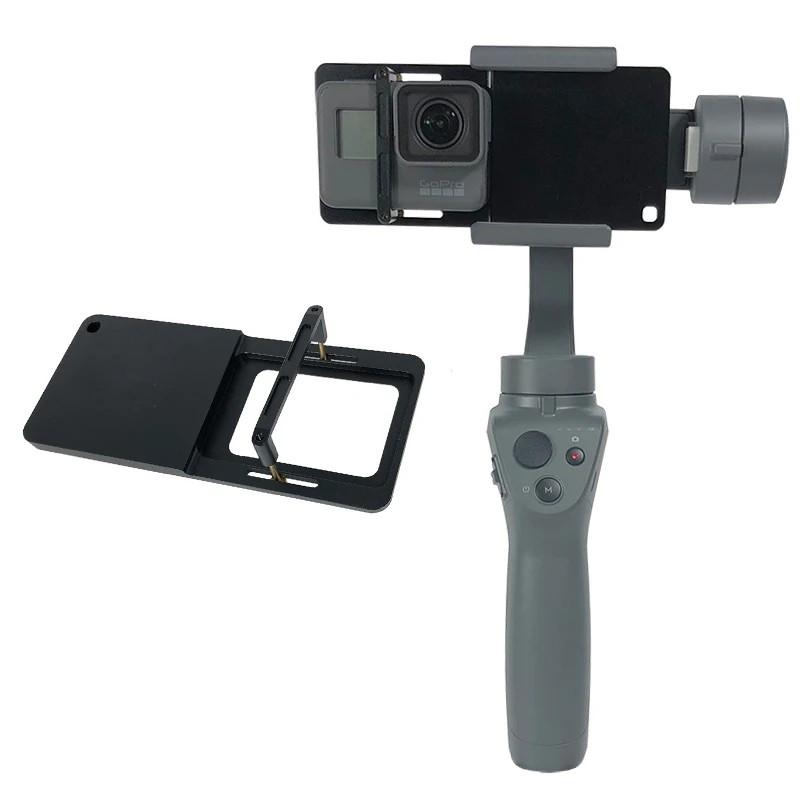 Универсальный адаптер для экшн-камеры GoPro Hero 7/6/5/4/3+ Yi 4K для Zhiyun Smooth Q C DJI Osmo 2 мобильный Feiyu G5 портативный монопод с шарнирным замком Монтажная пластина