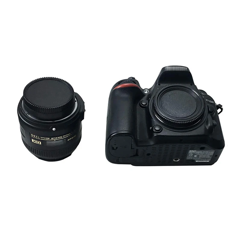 Задняя крышка объектива 2 в 1 + Крышка корпуса камеры для Nikon D3400 D3300 D3100 D5500 D5300 D7200 D7100