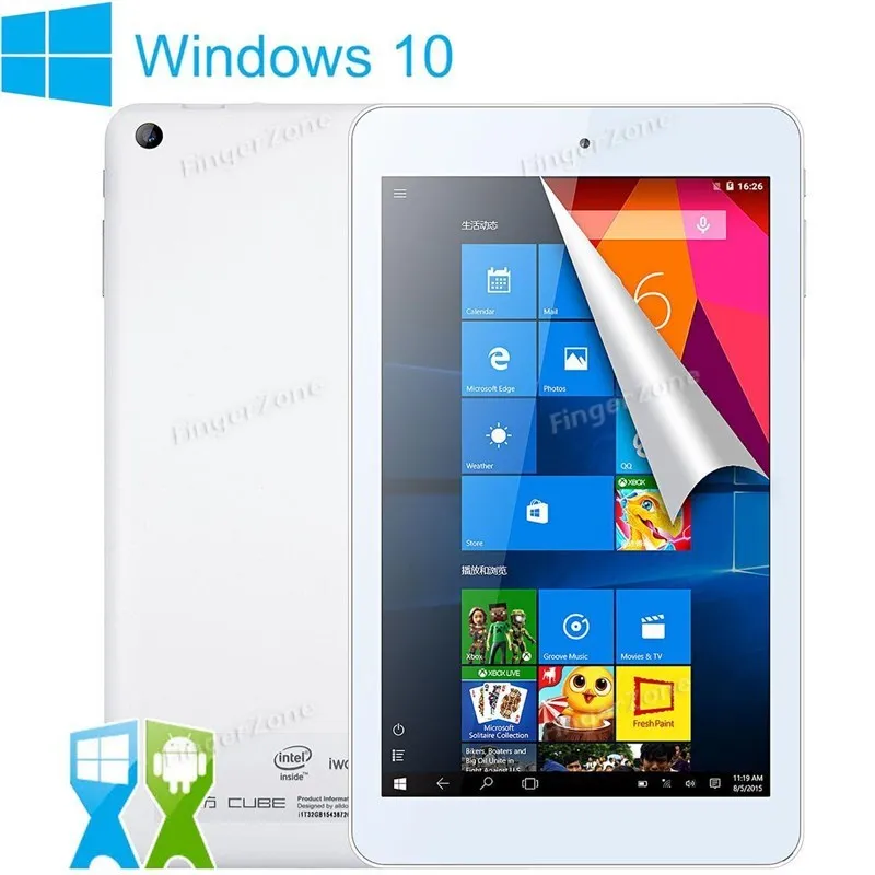 CUBE iWork8 Окончательный 8 &quotIPS Windows 10 и Android 5.1 Dual OS Intel Atom X5 Z8300 Quad-core 2 ГБ 32 Tablet PC w/HDMI Google