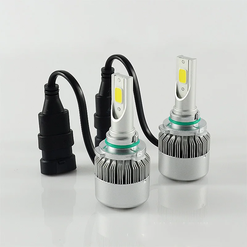 2 шт. H15 H4 LED H7 H11 H1 H3 9006 HB3 C6 авто фар 72 Вт 7600LM высокая низкая луч автомобилей лампы белый 6000 К лампы