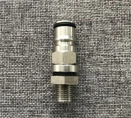 liquid post Для домашнего пивоварения 304 нержавеющий шар замок с 1/4 дюйм; NPT резьба переборки сборки мяч замок с 1/4 дюйма с гайкой - Цвет: liquid post