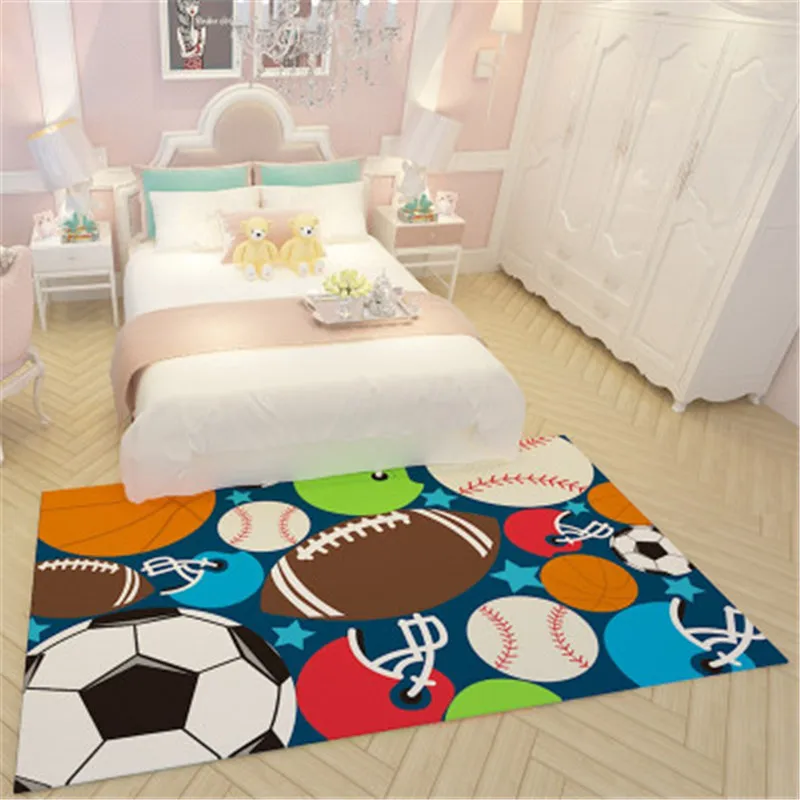 

Cartoon Kids Room Center Carpet For living Room Velvet Vloerkleed Kinderkamer Livingroom Bedroom Sofa Floor Cotton Area Rug