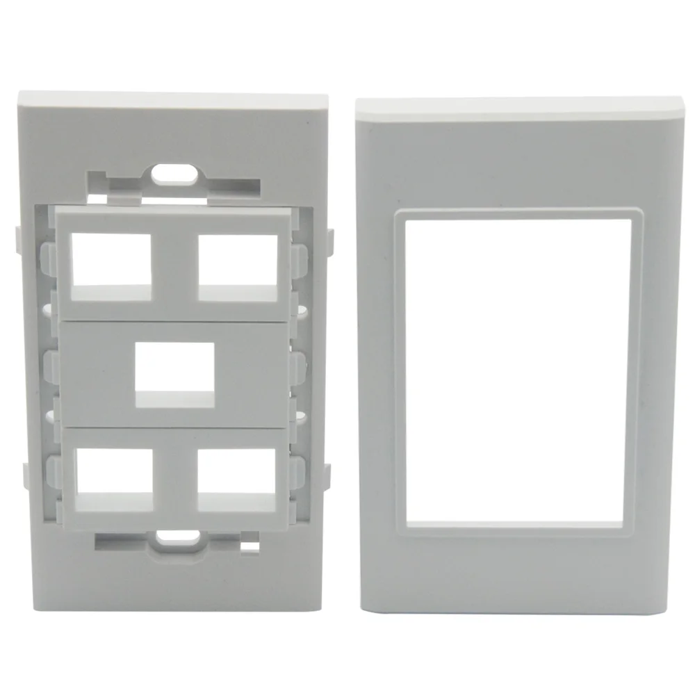 Настенная плита keystone с пятью портами 120X70 мм|wall plate|keystone wall platekeystone |
