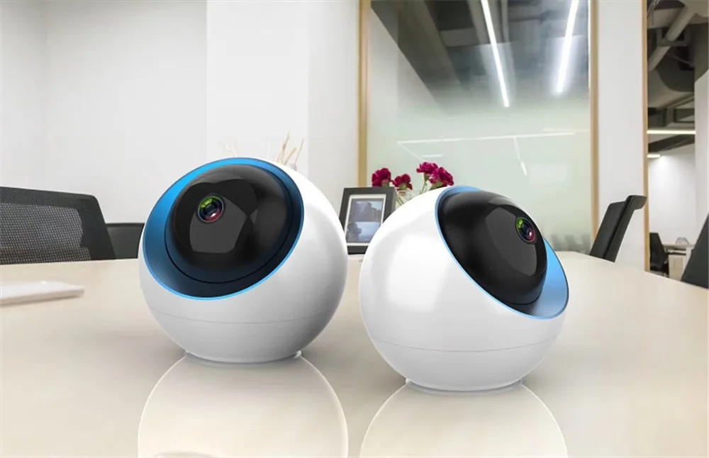 2MP 1080 P автоматическое отслеживание wifi детский монитор двухсторонний Интерком PTZ IP камера