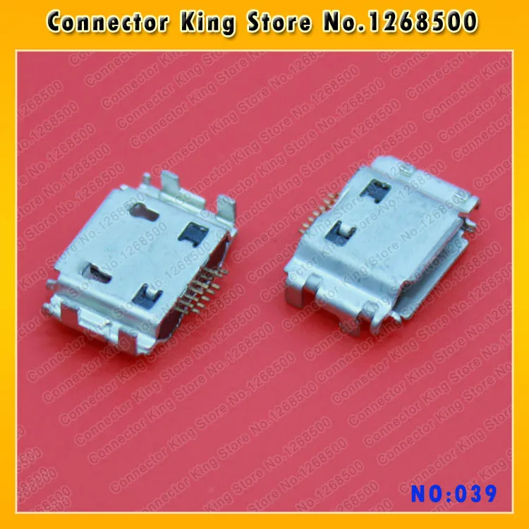 100 шт./лот micro 7pin USB Разъем Запасные части для samsung S5830 S8300 S8000 I9220 N7000 S3930 зарядный порт