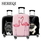 Популярный модный защитный чехол для чемодана SEREQI для путешествий, эластичный тканевый чехол для багажа, подходит для чемоданов размером 18-32 дюйма, аксессуары для путешествий