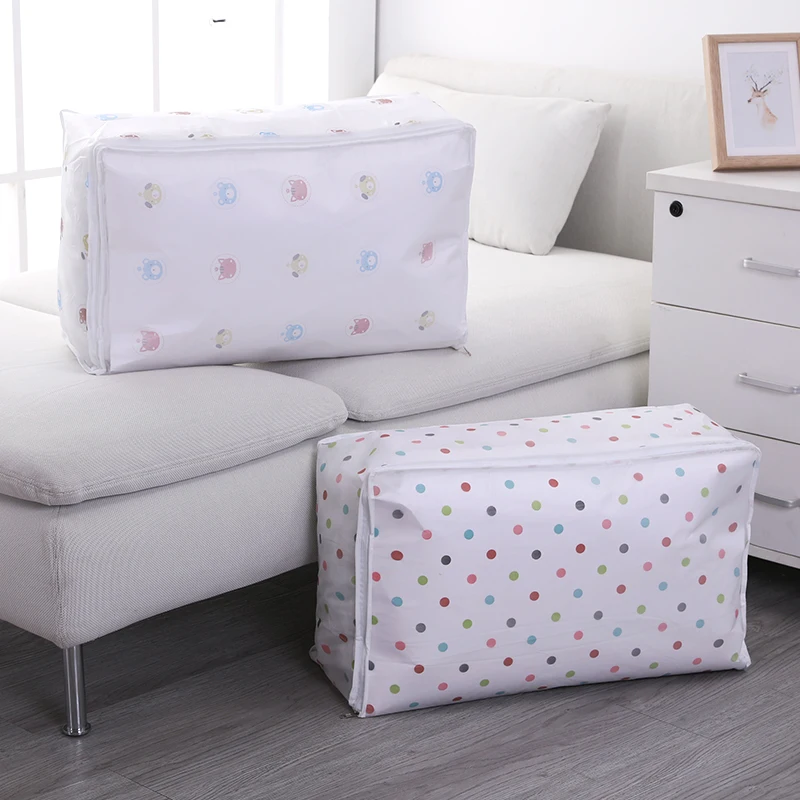 Foldable Storage Bags Household quilt moving clothes moisture-proof | Дом и сад