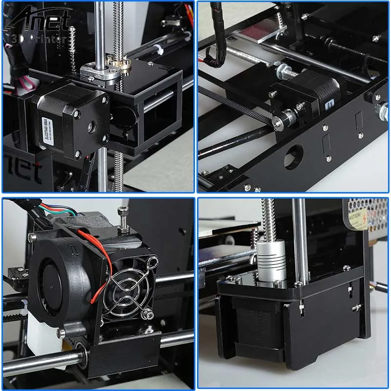Anet A6 дешевый 3d принтер s DIY прецизионный новейший апгрейд опционально 1 кг нити