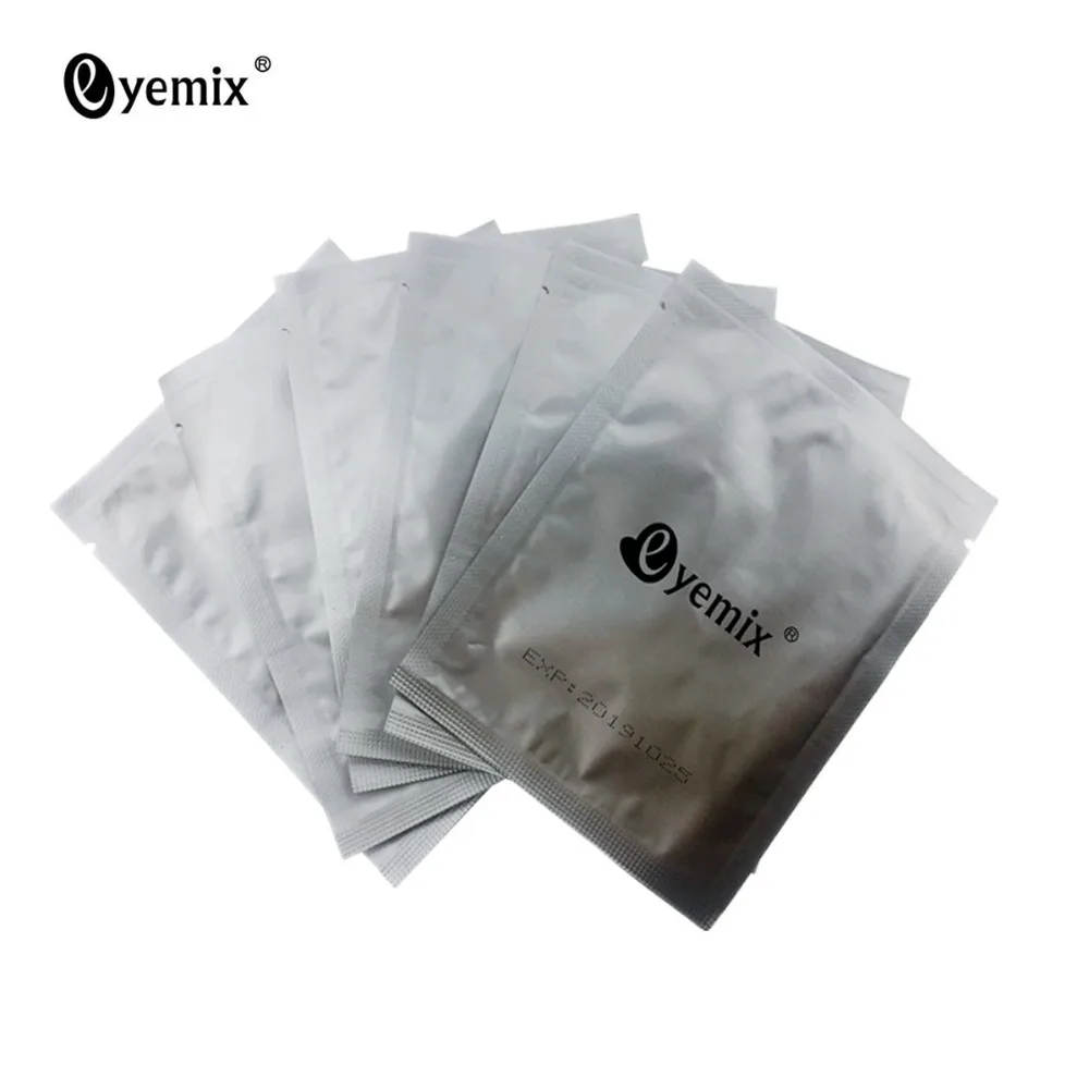 Новая посылка тонкие шелковые подушечки для век 60 пар накладки под глаза волокно