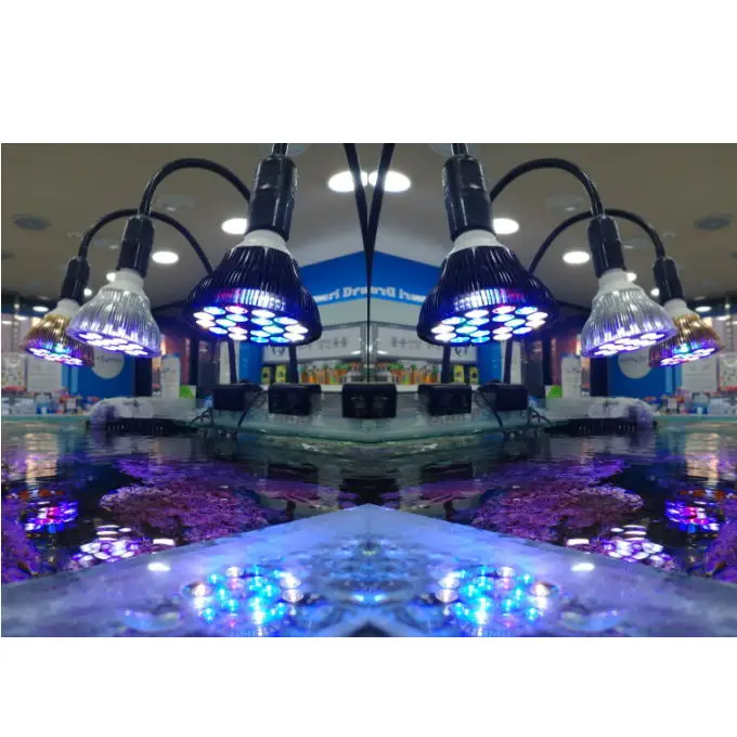 Горячая лампа для аквариума Светодиодная в форме растения 54 Вт морской воды