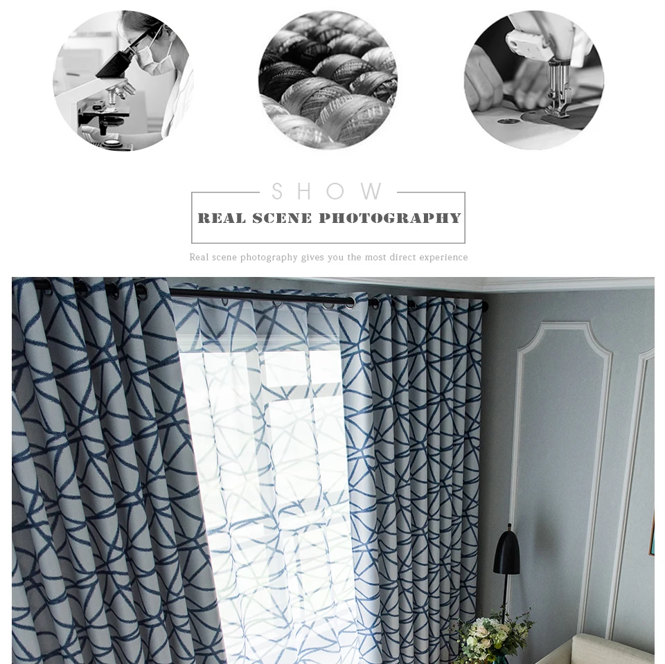 JCyh затемненные занавески с принтом для гостиной, спальни, Cortinas Rideaux voilage, занавески
