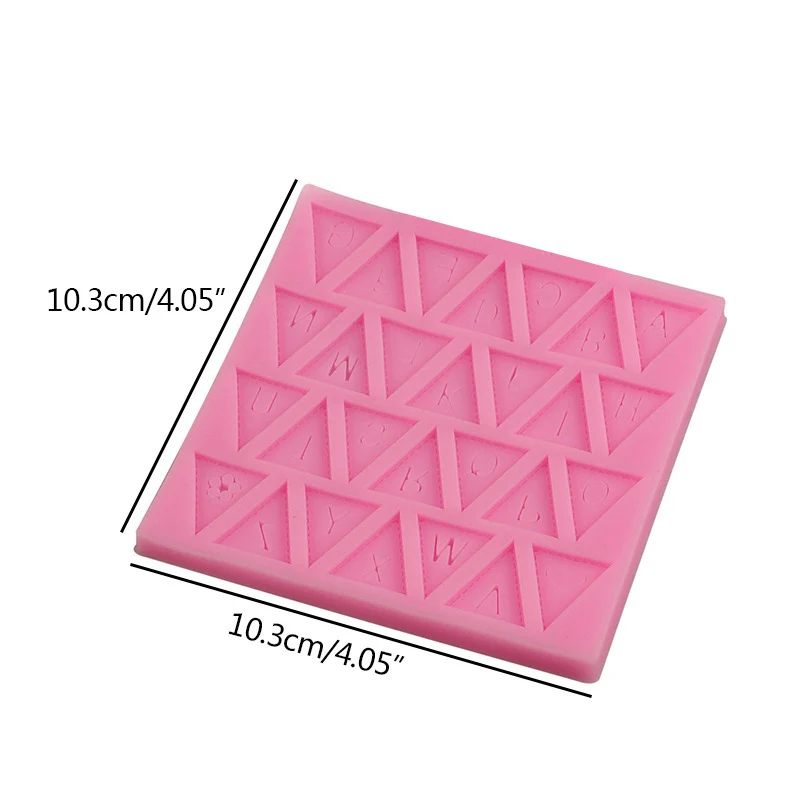 Alphabet Letters Silicone Mold Flag Design Chocolate Fondant Cake Decorating Tools Bakeware Accessories Random Color | Дом и сад
