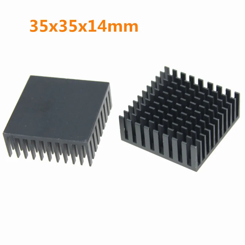 

1 шт./лот 35x35x14 мм черный радиатор, алюминиевый радиатор, радиаторы