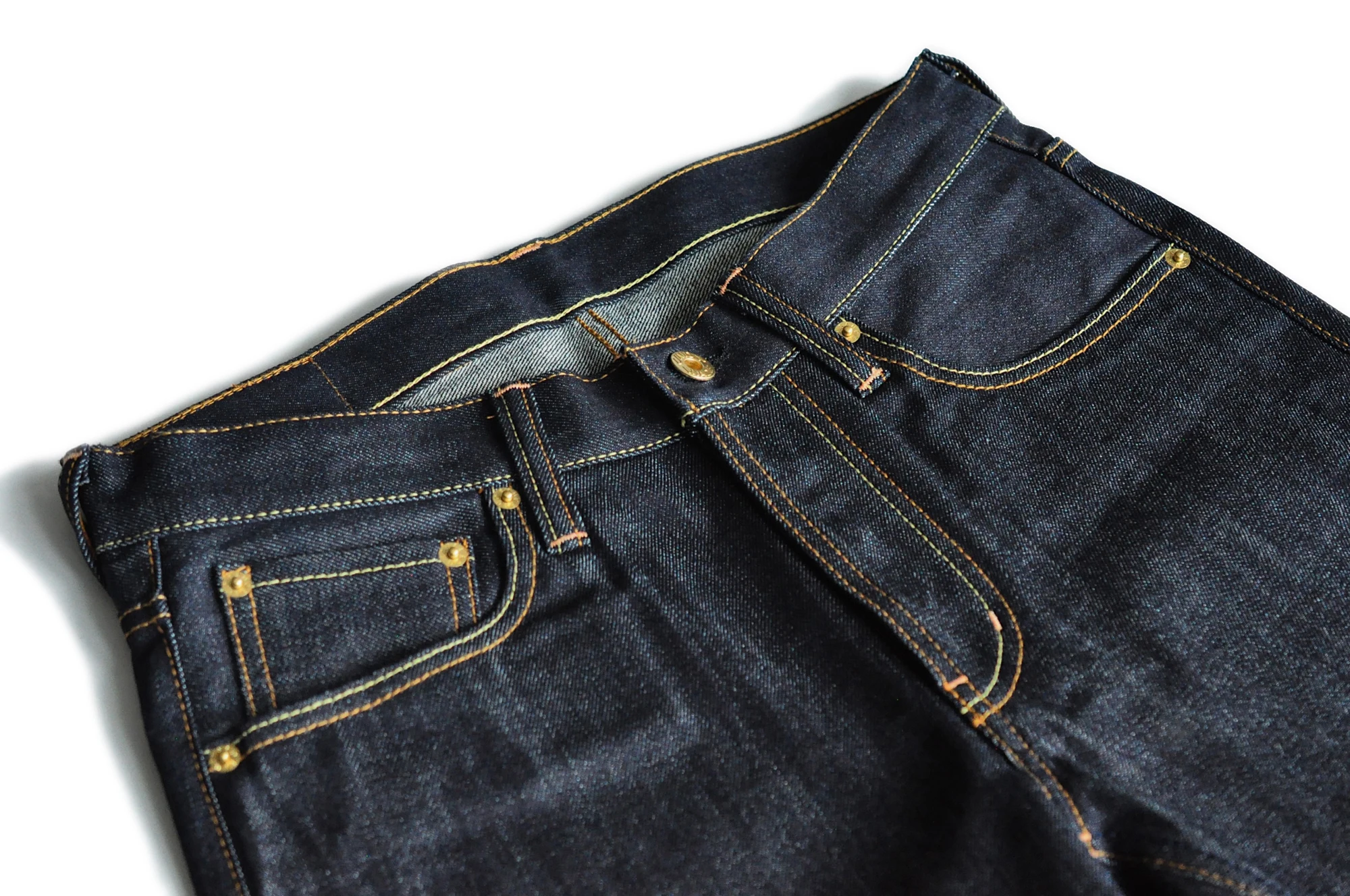 SauceZhan 310XX-JP Япония Okayama ткань Selvedge джинсы сырые джинсовые джинсы немытые синие джинсы Япония Мужские джинсы облегающие джинсы