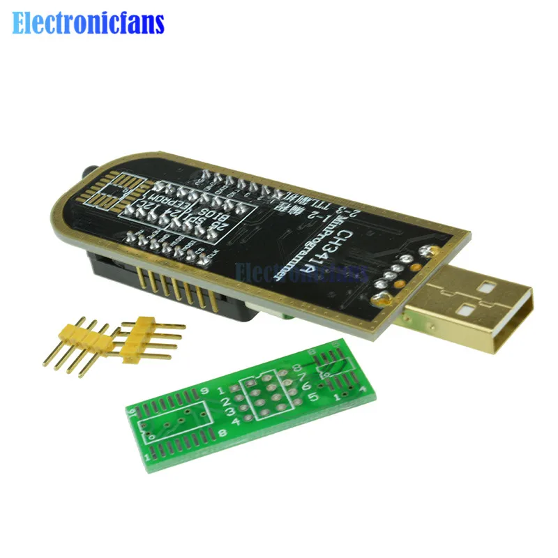 Автоматическая идентификация! 10 шт. USB программист CH341A серии 24 EEPROM писатель 25 SPI